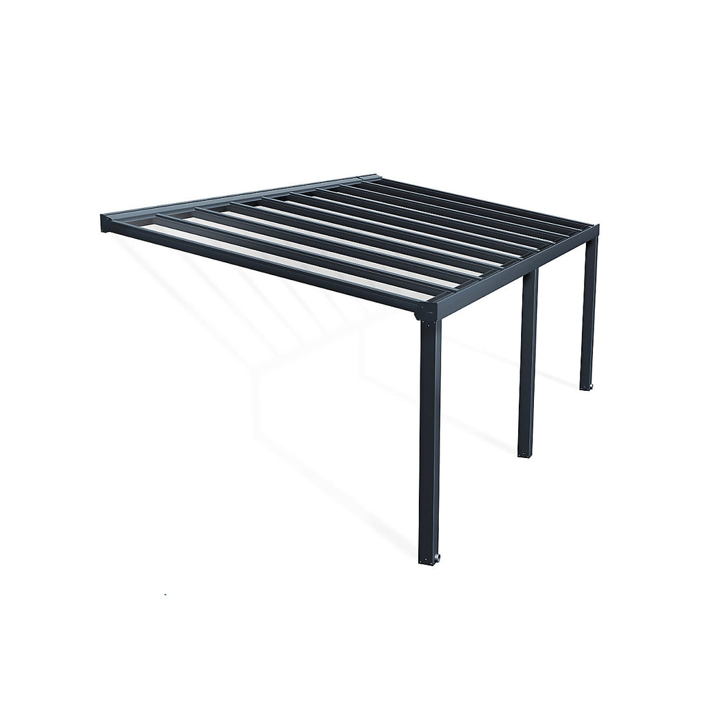 Palram - Canopia Stockholm Grey Patio cover (H)3.4m (W)6.6m