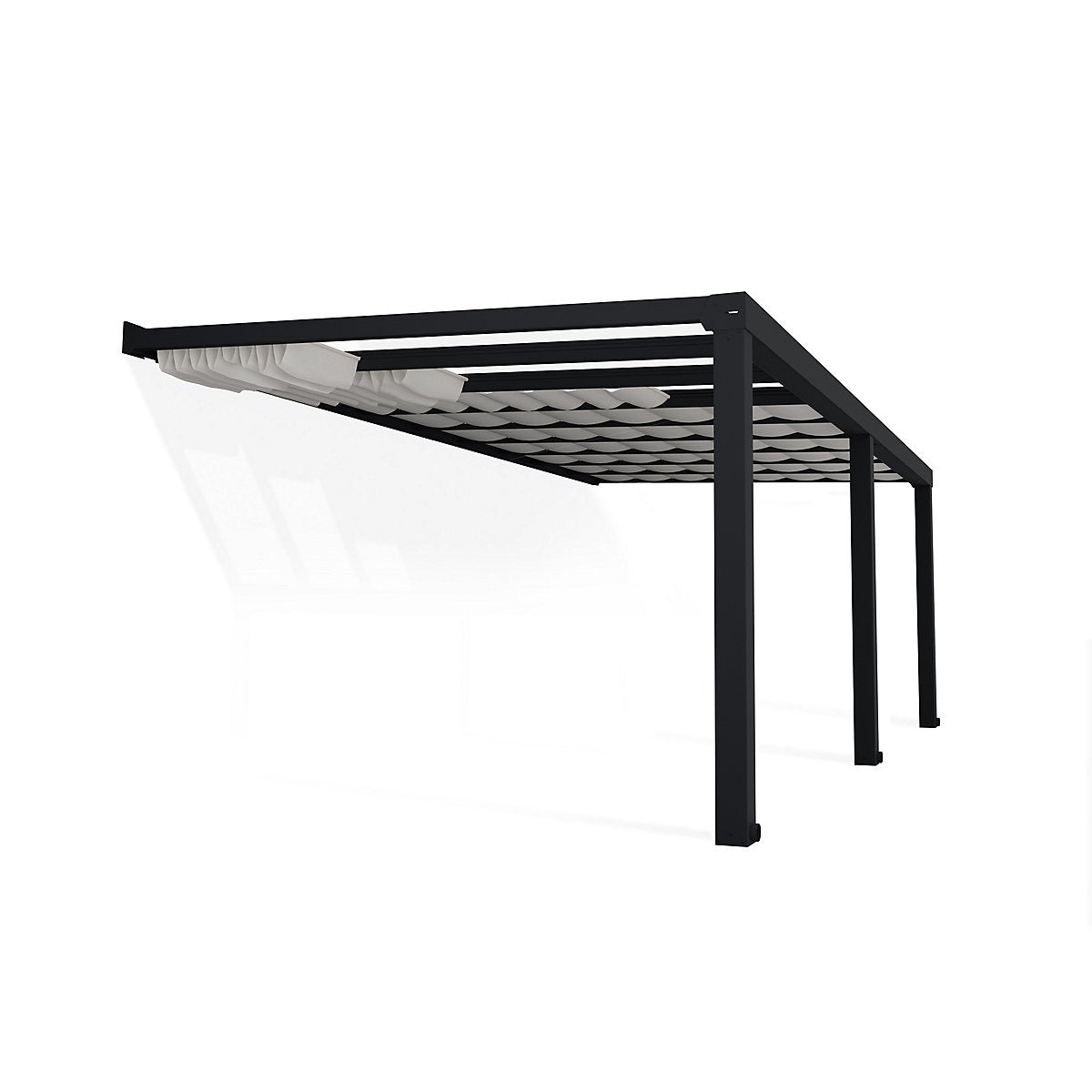 Palram - Canopia Stockholm Grey Patio cover (H)3.4m (W)6.6m
