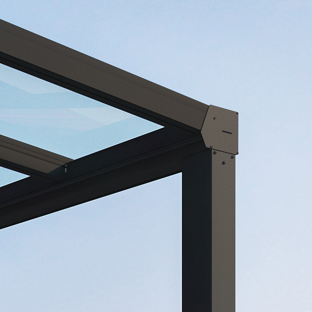 Palram - Canopia Stockholm Grey Patio cover (H)3.4m (W)6.6m