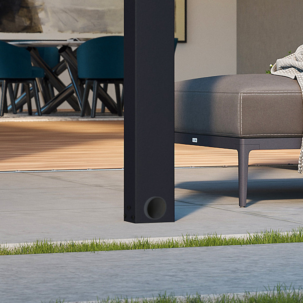 Palram - Canopia Stockholm Grey Patio cover (H)3.4m (W)6.6m