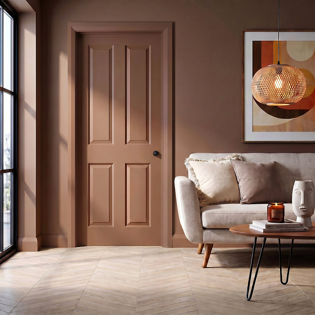 Planed Neutral Pine Chamfered Skirting board (L)2400mm (W)69mm (T)15mm