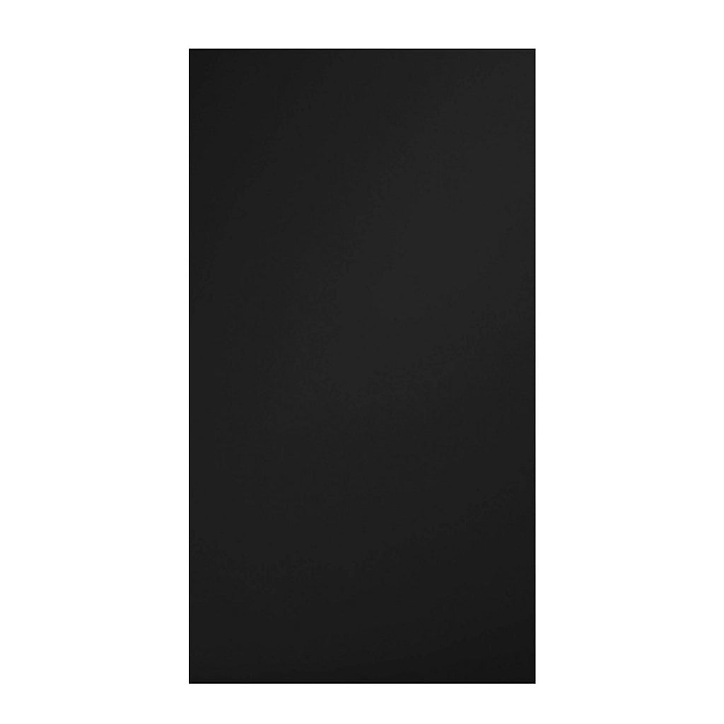 Premium Kitchens 18mm Ethos Matt Black MDF Straight edge Kitchen Breakfast bar, (L)2000mm