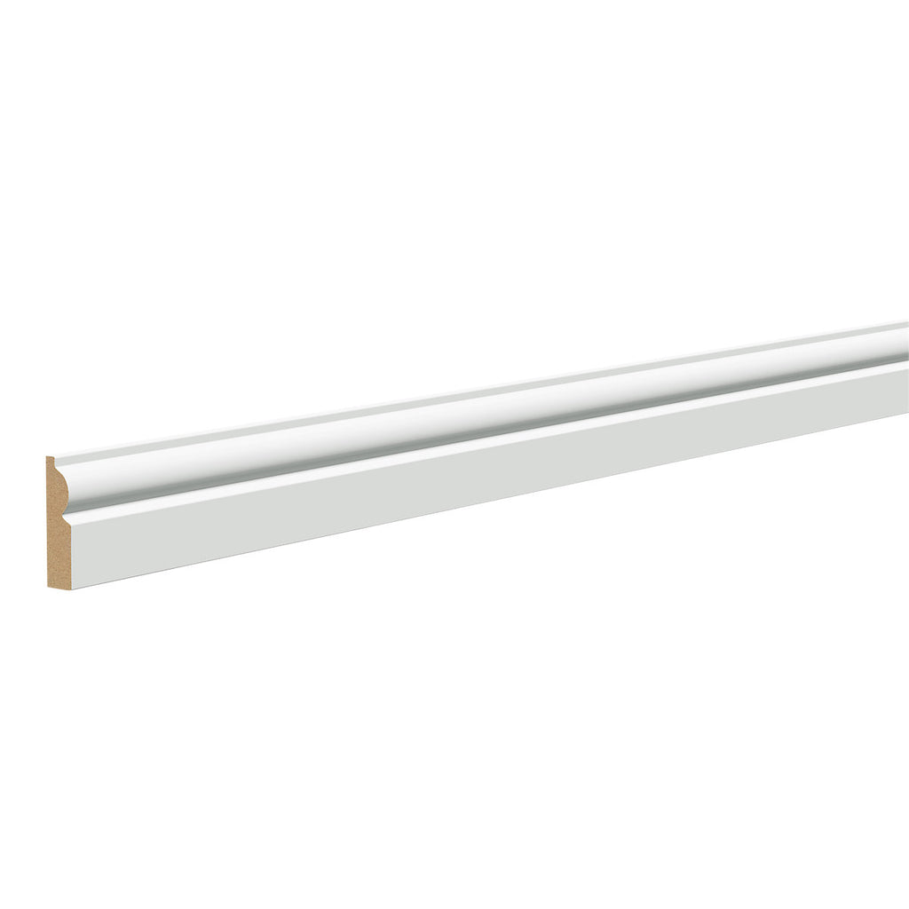 Primed White MDF Torus Architrave (L)2100mm (W)69mm (T)18mm