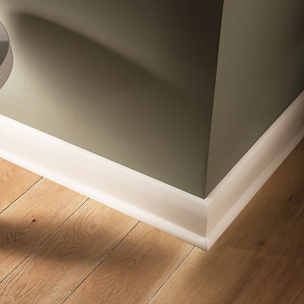 Primed White Pine Quadrant Moulding (L)2400mm (W)9mm (T)9mm