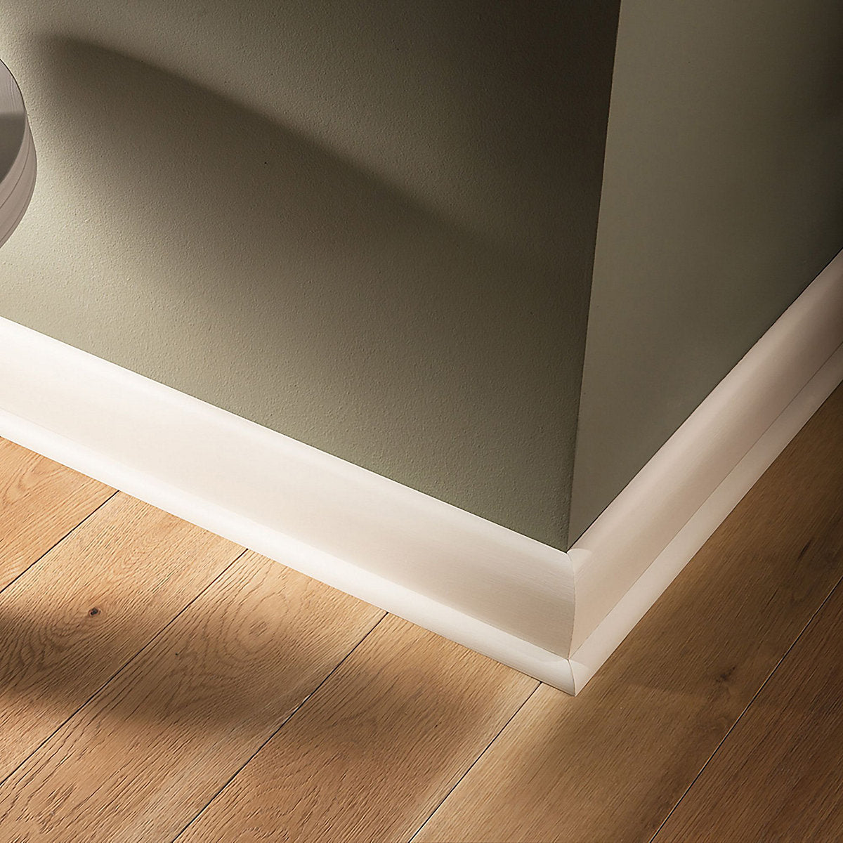 Primed White Pine Quadrant Moulding (L)2400mm (W)9mm (T)9mm
