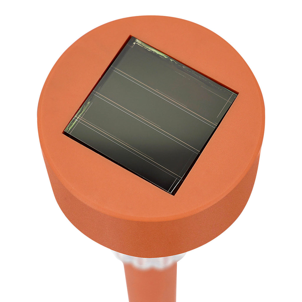Red Solar-powered 3lm Integrated LED Outdoor Stake light