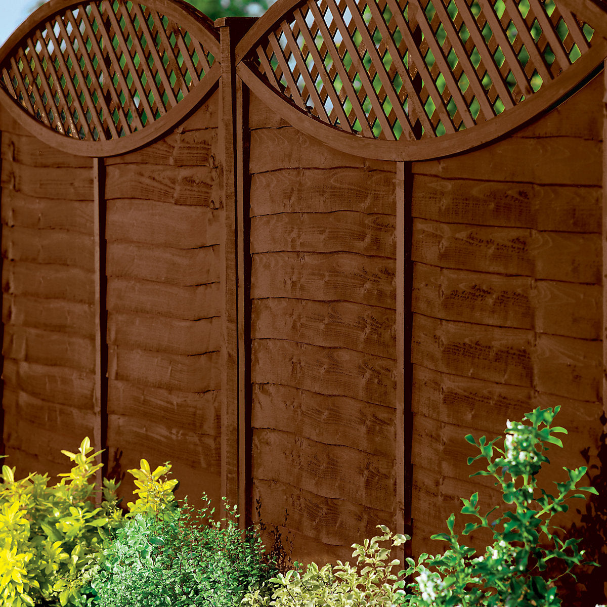 Ronseal 5 Year Fence Life+ Dark oak Matt Exterior Shed & fence Protector Wood paint, 9L Tub