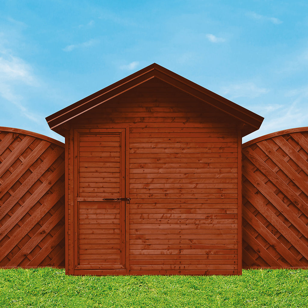 Ronseal 5 Year Fence Life+ Medium oak Matt Exterior Shed & fence Protector Wood paint, 5L Tub