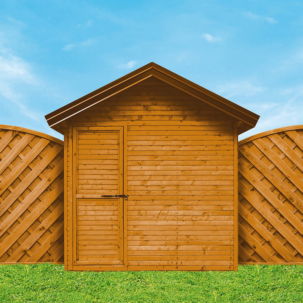 Ronseal Fence Life Plus Harvest gold Matt Exterior Fence & shed Wood paint, 5L Tub