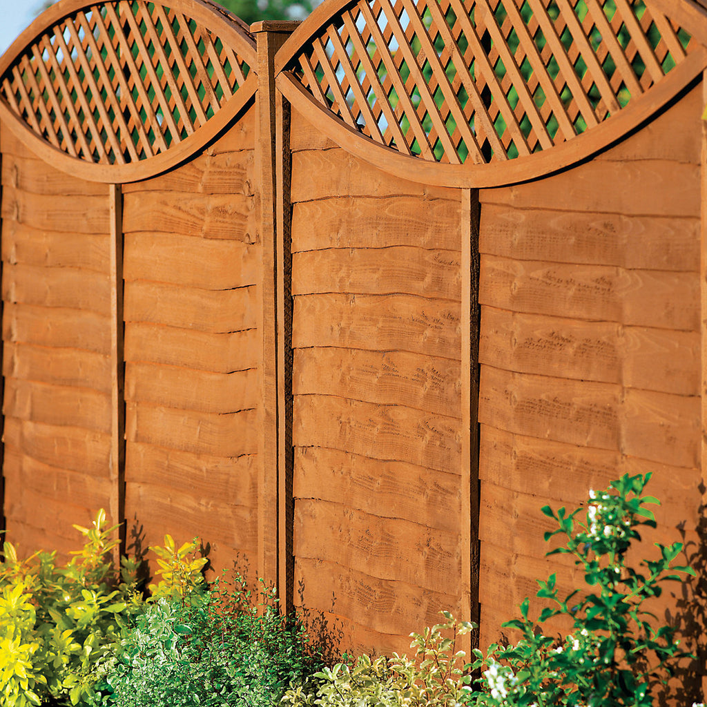 Ronseal Fence Life Plus Harvest gold Matt Exterior Fence & shed Wood paint, 5L Tub