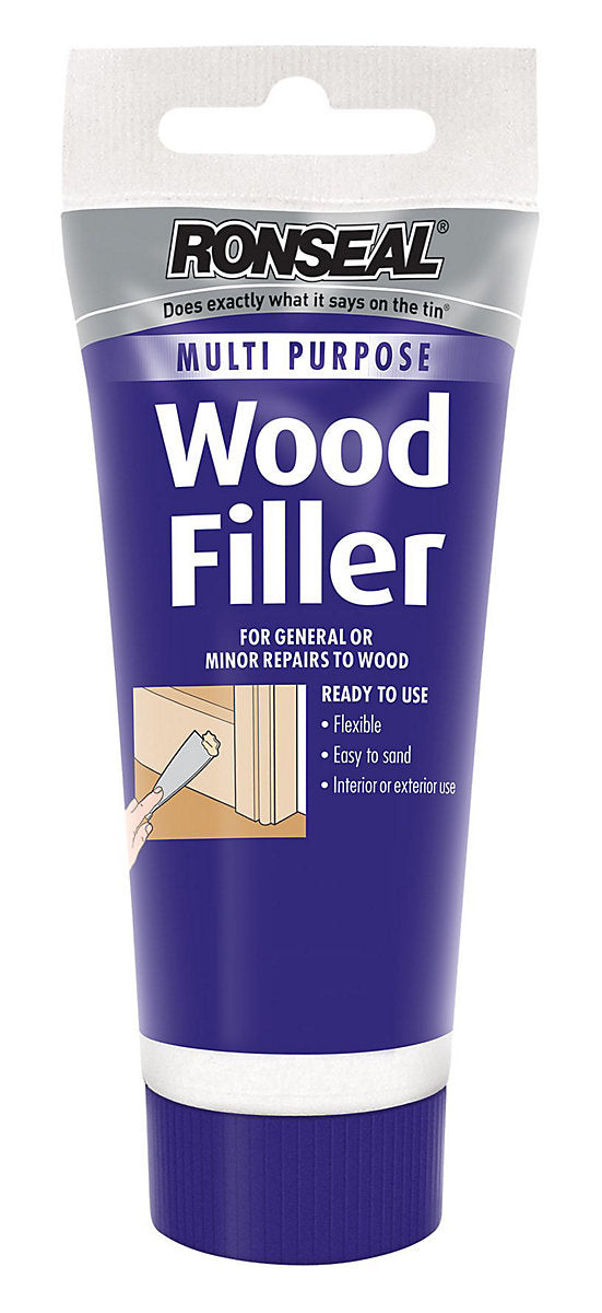 Ronseal Multi purpose White Ready mixed Filler, 100g Tube - 33639
