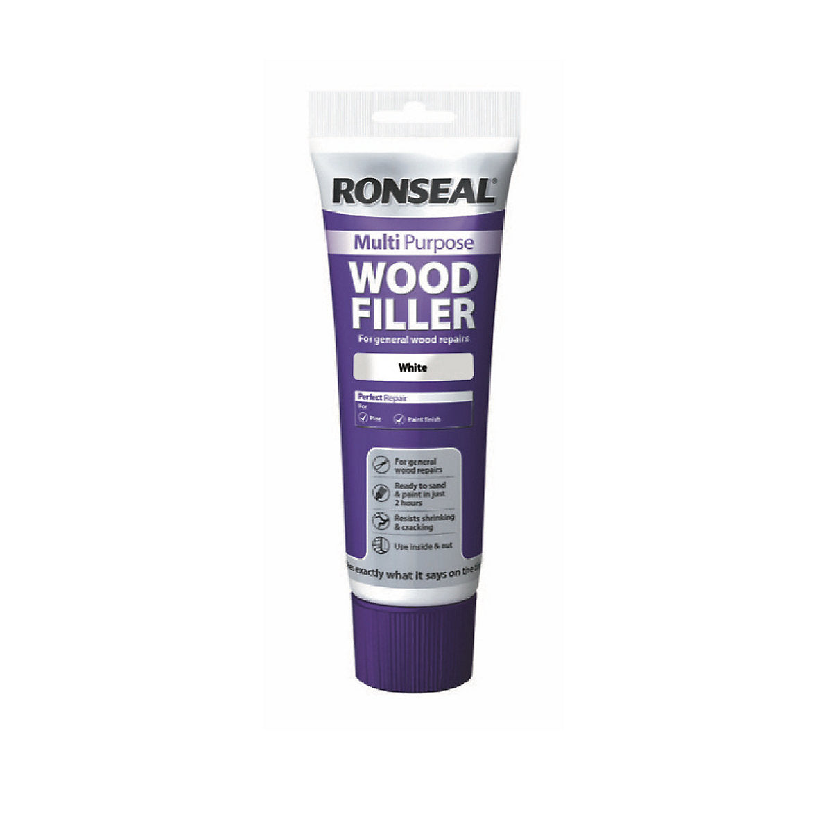 Ronseal Multi purpose White Ready mixed Filler, 320g Tube - 34744