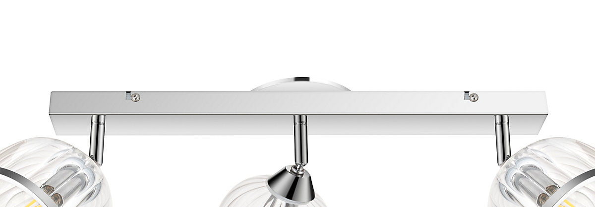 Rothwell Bar Chrome effect 3 Light Spotlight