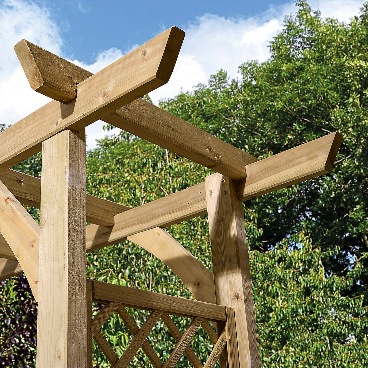 Rowlinson Broadway Softwood Arch (H) 2.14m (W) 2.1m (D) 0.72m