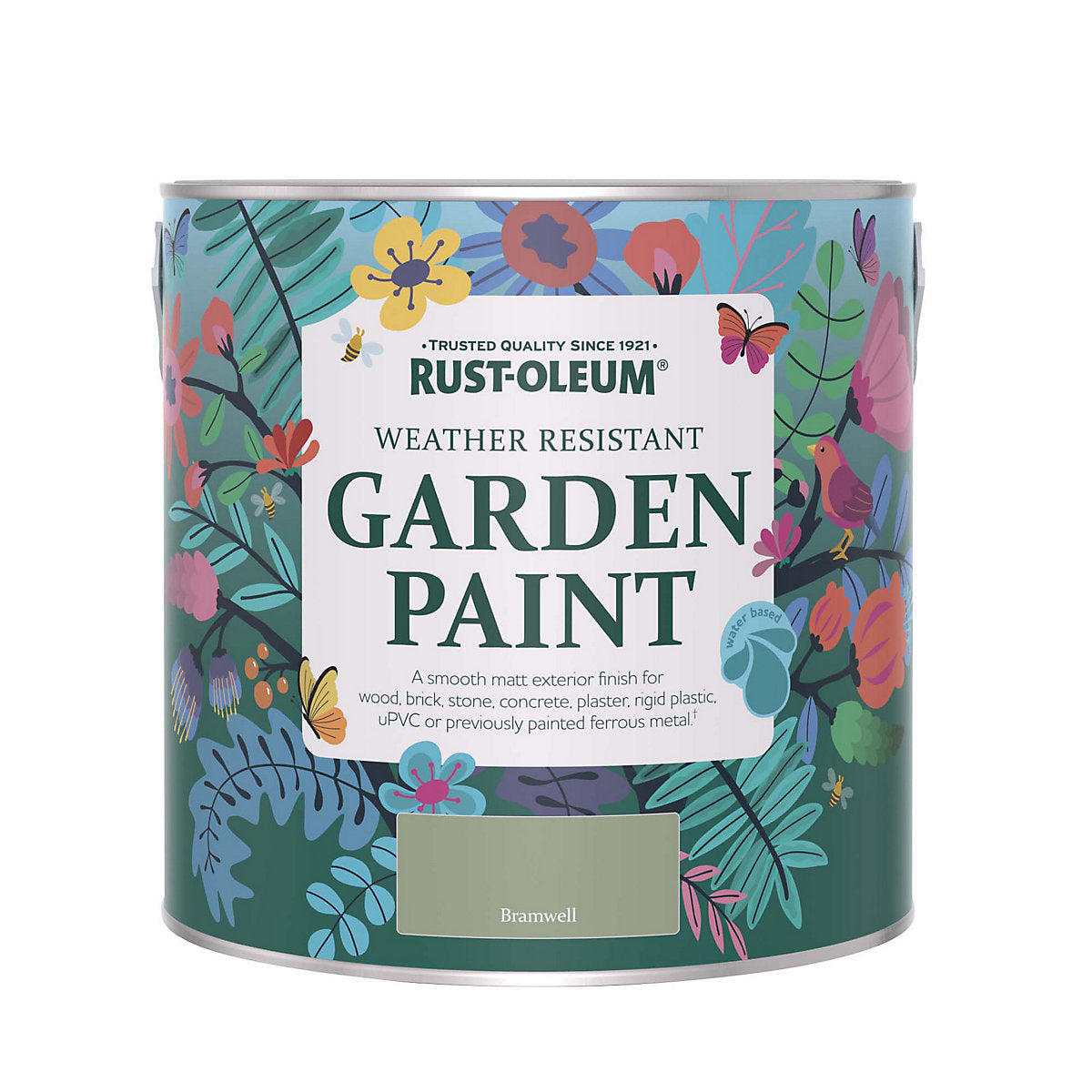 Rust-Oleum Bramwell Matt Multi-surface Exterior Topcoat Paint, 2.5L Tin