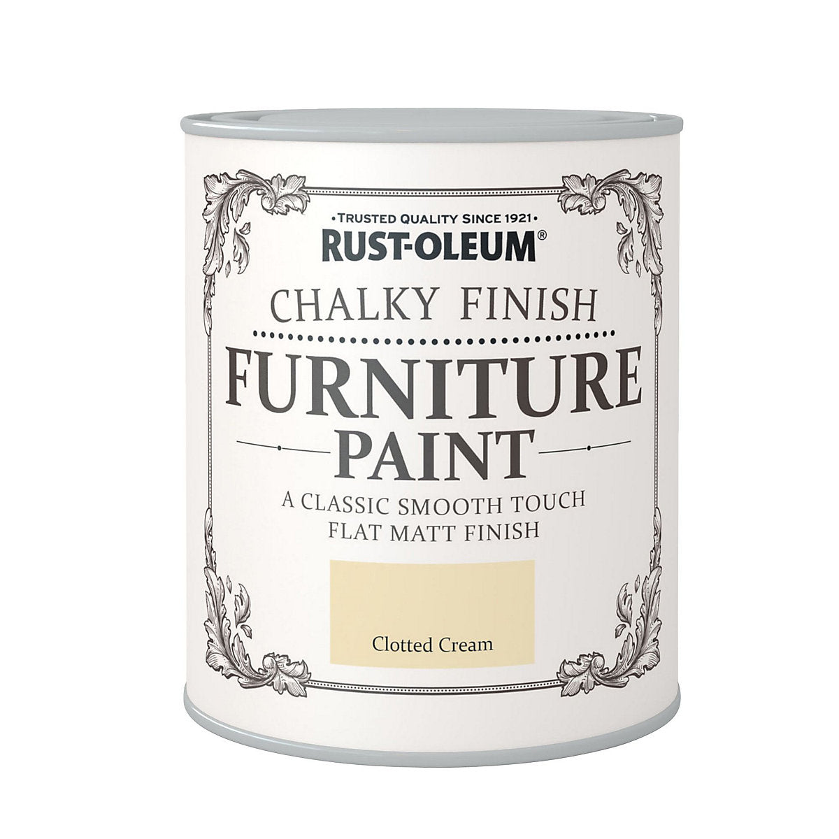 Rust-Oleum Clotted cream Chalky effect Matt Furniture paint, 125ml
