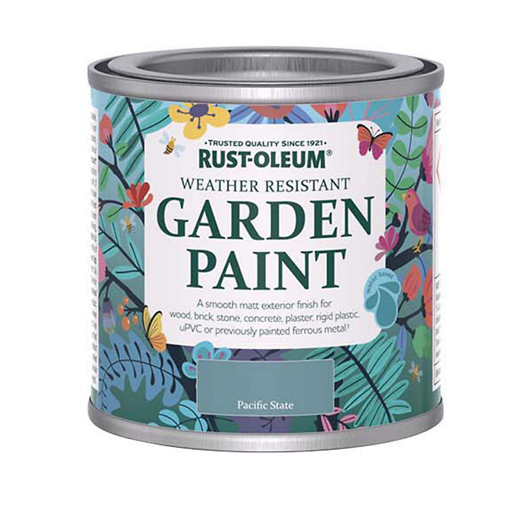 Rust-Oleum Pacific State Matt Multi-surface Exterior Topcoat Paint, 125ml Tin