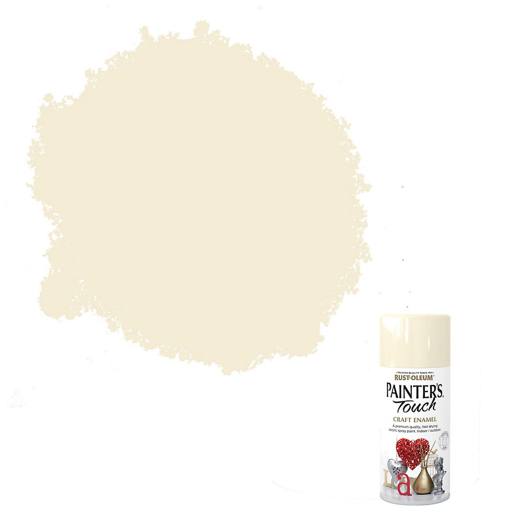 Rust-Oleum Painter's touch Heirloom white Gloss Multi-surface Decorative spray paint, 150ml