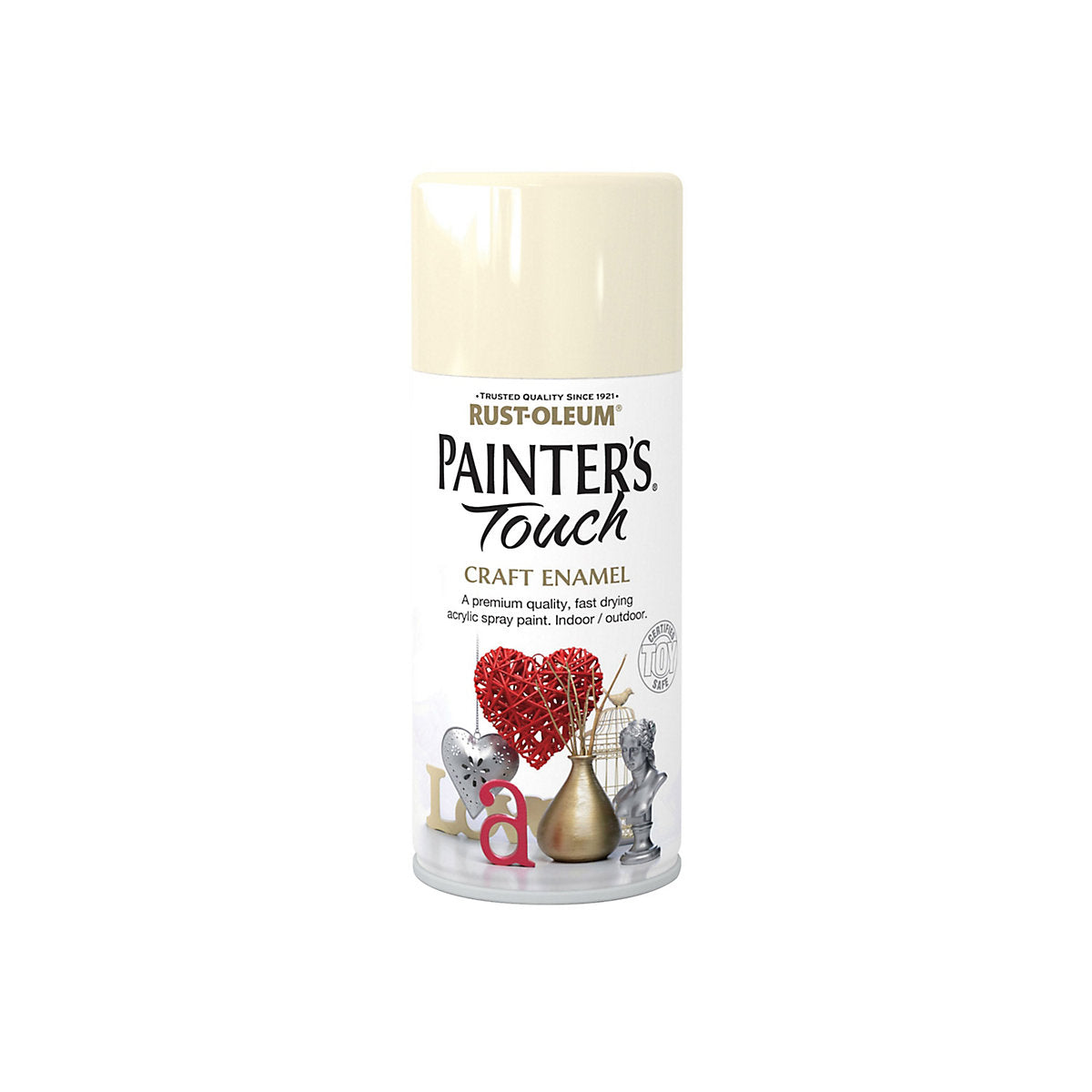 Rust-Oleum Painter's touch Heirloom white Gloss Multi-surface Decorative spray paint, 150ml