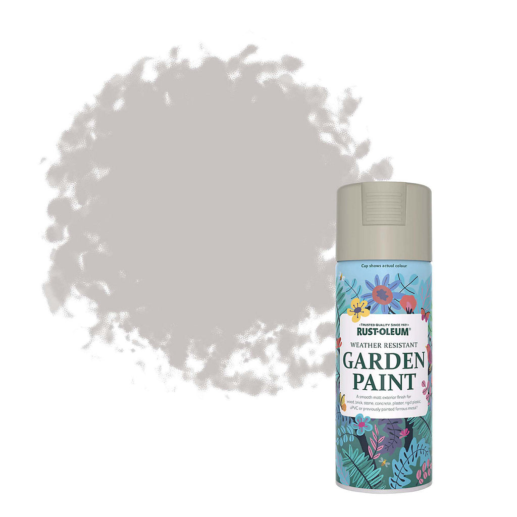 Rust-Oleum Portland Stone Matt Multi-surface Exterior Topcoat Paint, 400ml Spray can