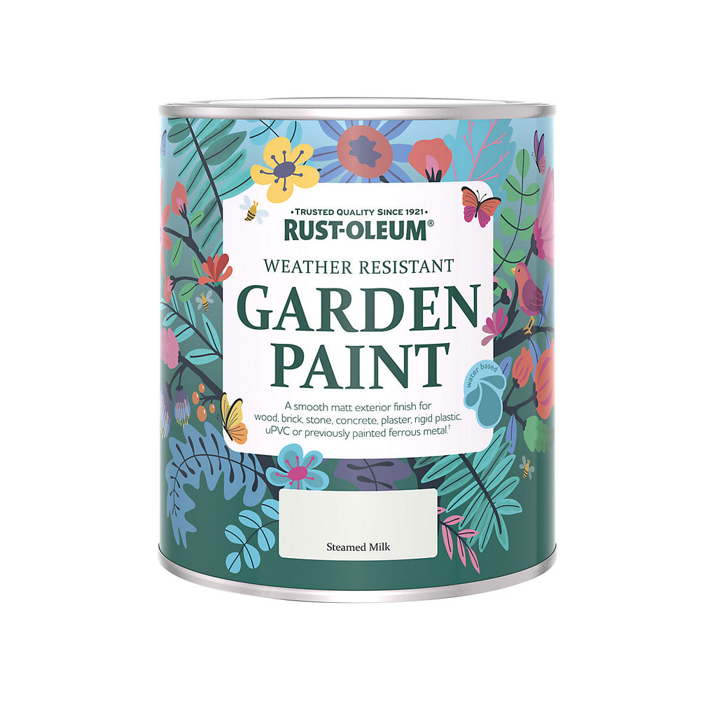 Rust-Oleum Steamed Milk Matt Multi-surface Exterior Topcoat Paint, 750ml Tin