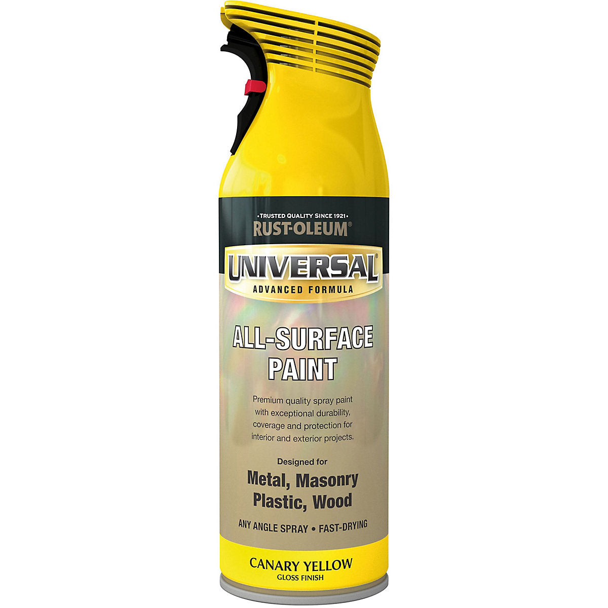 Rust-Oleum Universal Canary yellow Gloss Multi-surface Protector Spray paint, 400ml