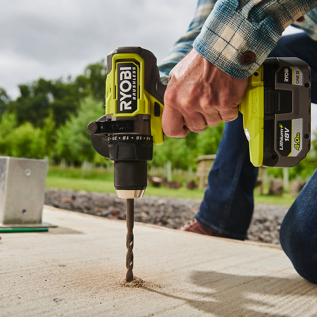 Ryobi 18V One+ Brushless Cordless Combi drill (Bare Tool) - RPD18BL2-0