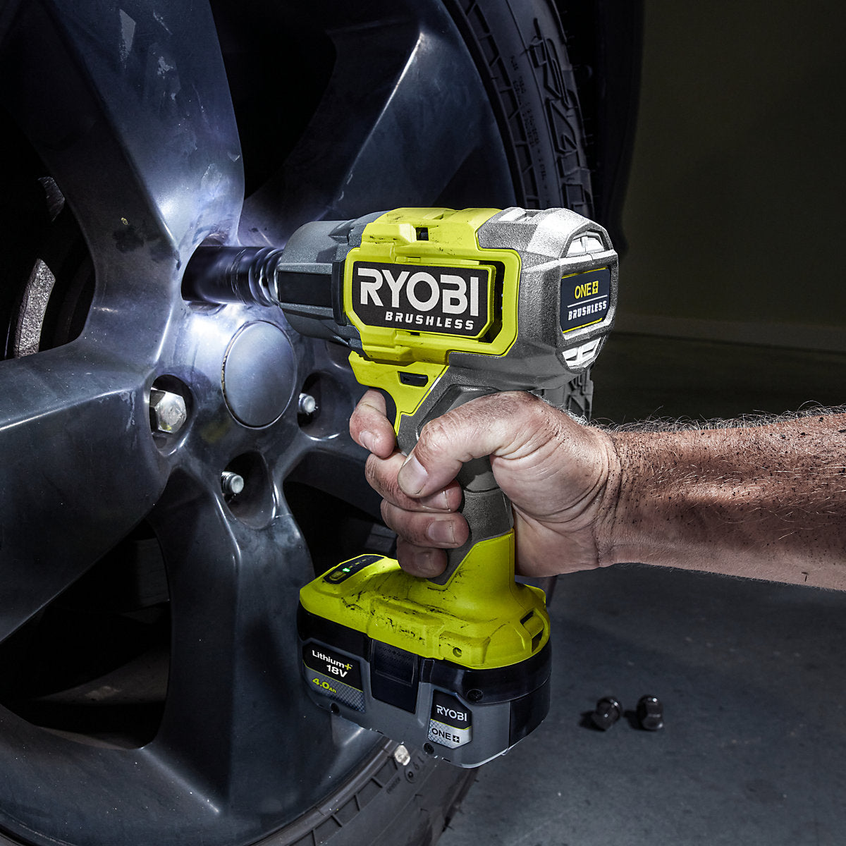 Ryobi 18V One+ Brushless Cordless Impact wrench (Bare Tool) - RIW18BL-0