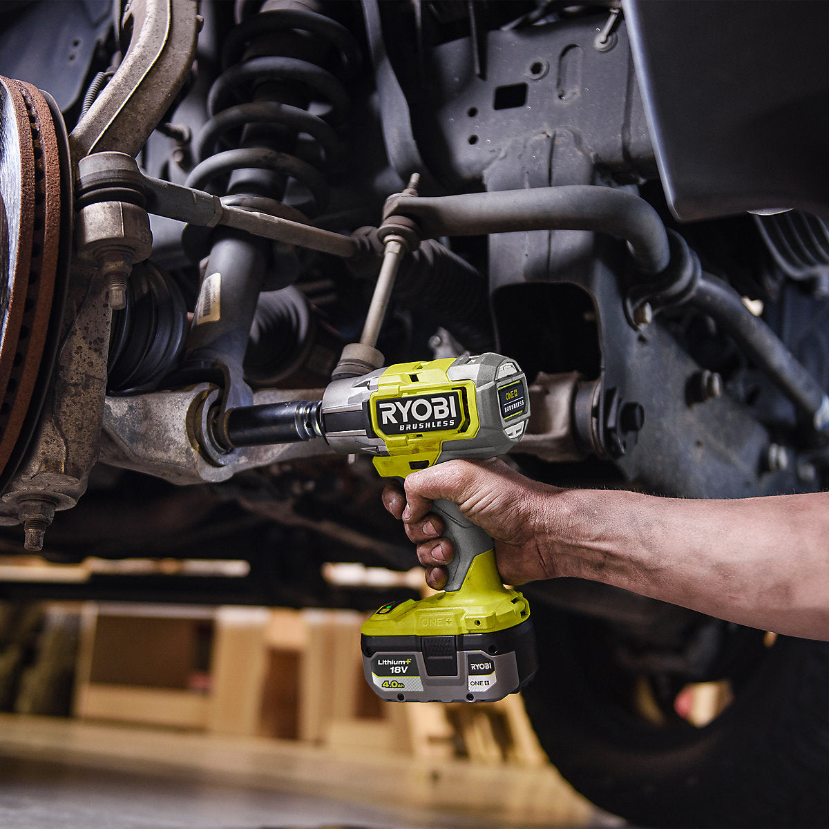 Ryobi 18V One+ Brushless Cordless Impact wrench (Bare Tool) - RIW18BL-0