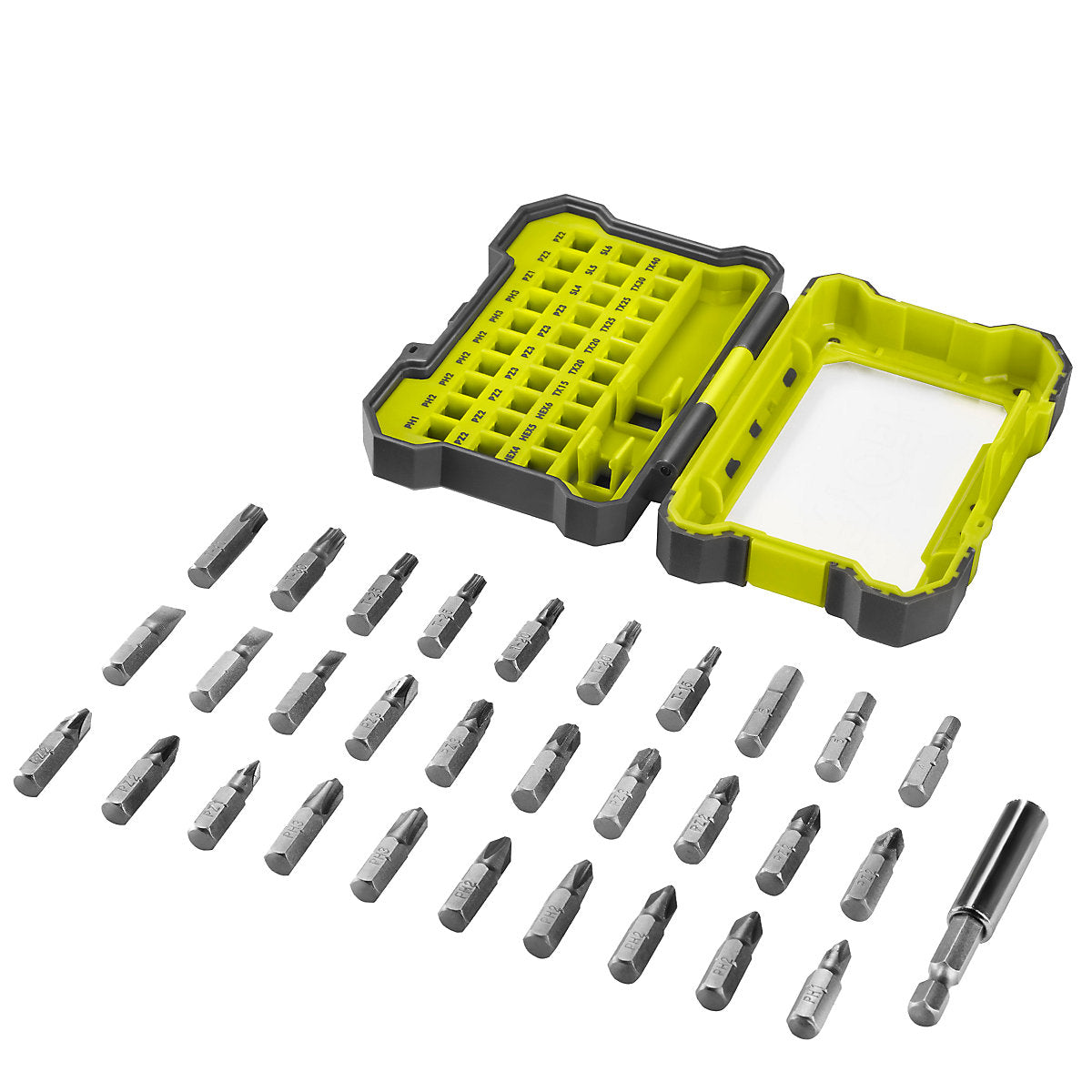 Ryobi Mixed Steel Screwdriver bits (31 pieces) - RAK31MSDB