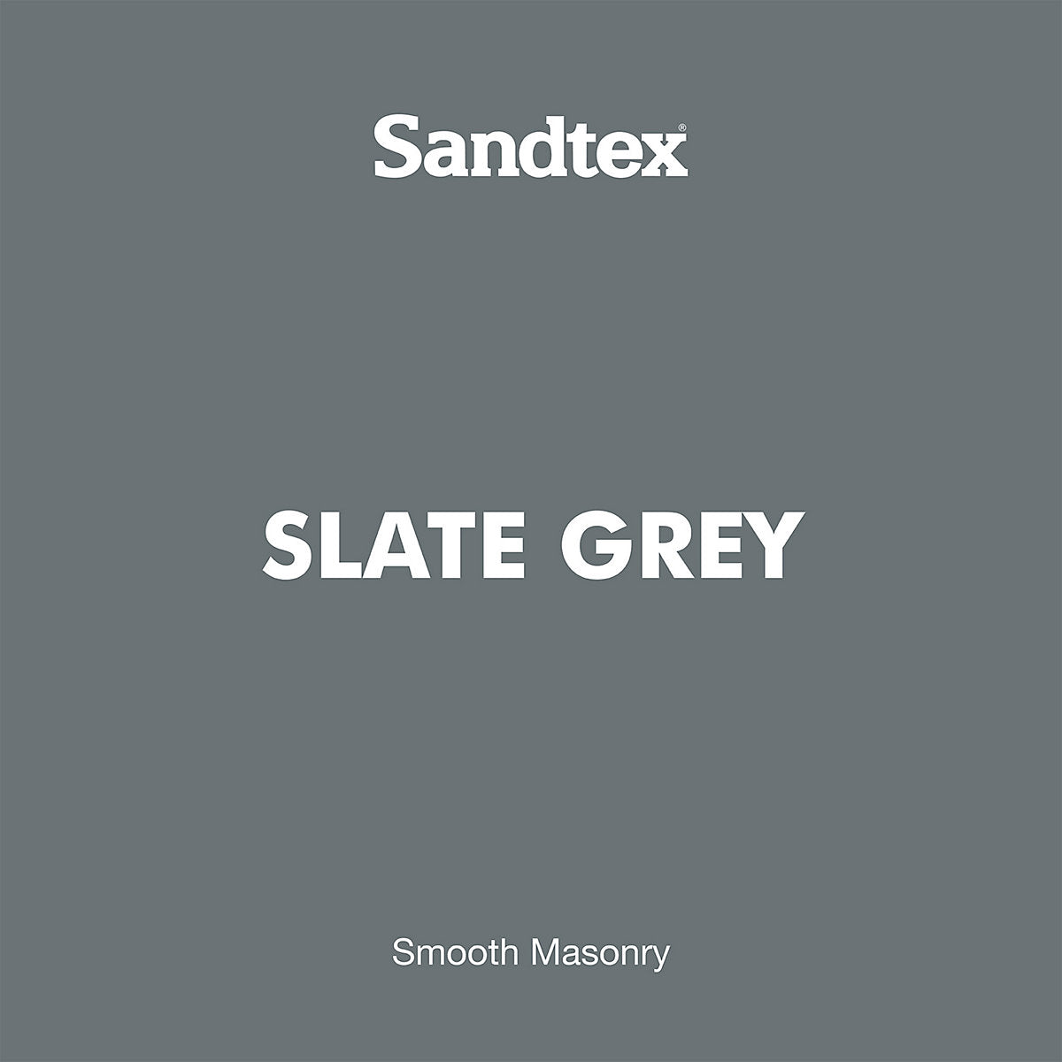 Sandtex Slate Grey Smooth Matt Masonry paint, 5L Tub