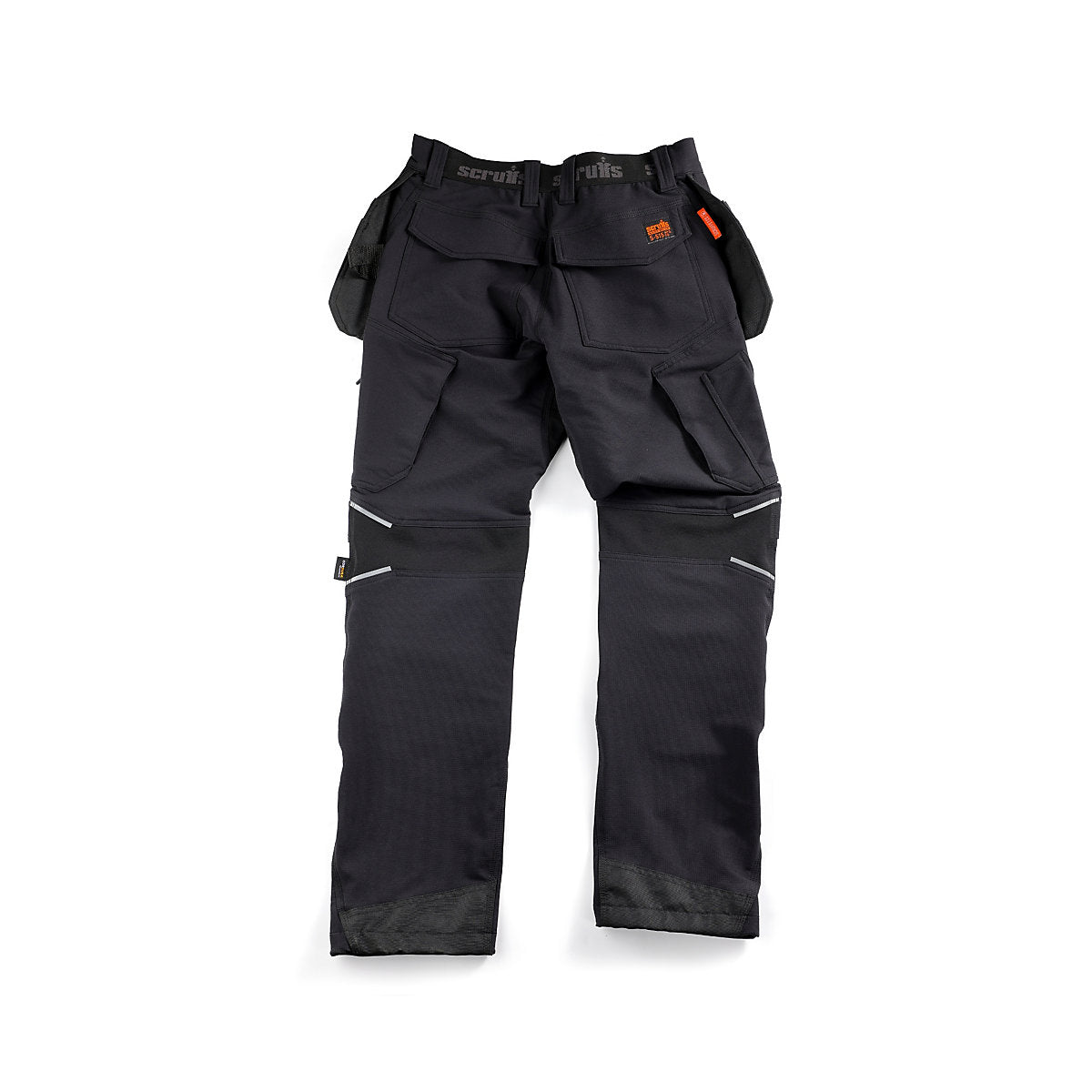 Scruffs Tech Black Men's Holster pocket trousers, W32" L32"