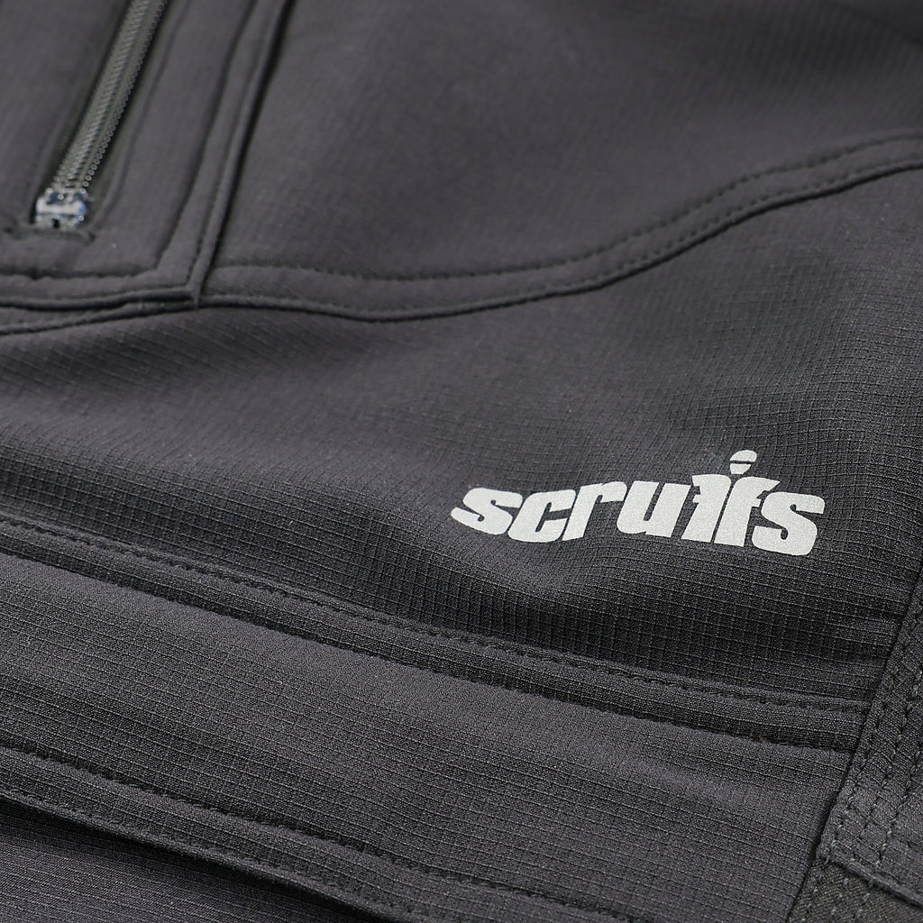 Scruffs Tech Black Men's Holster pocket trousers, W32" L32"