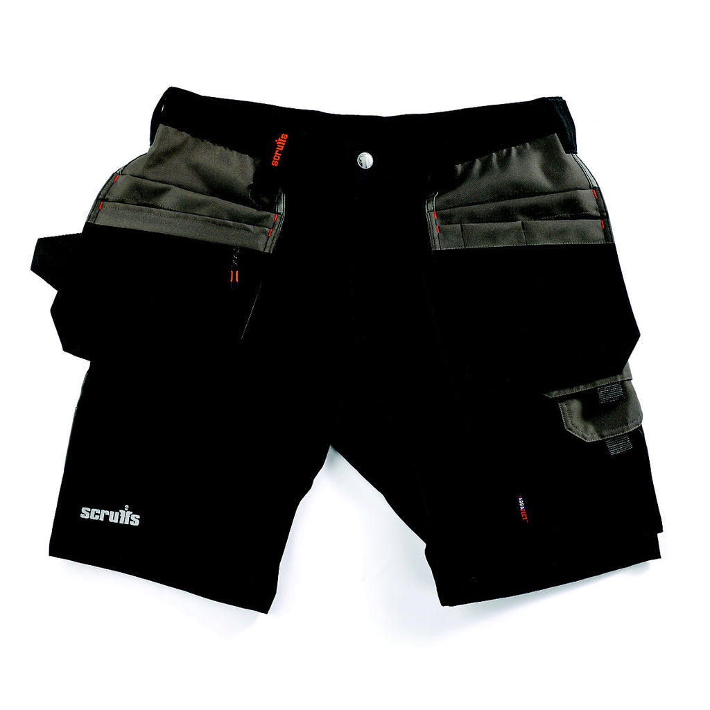 Scruffs Worker plus Black Men's Shorts W32"