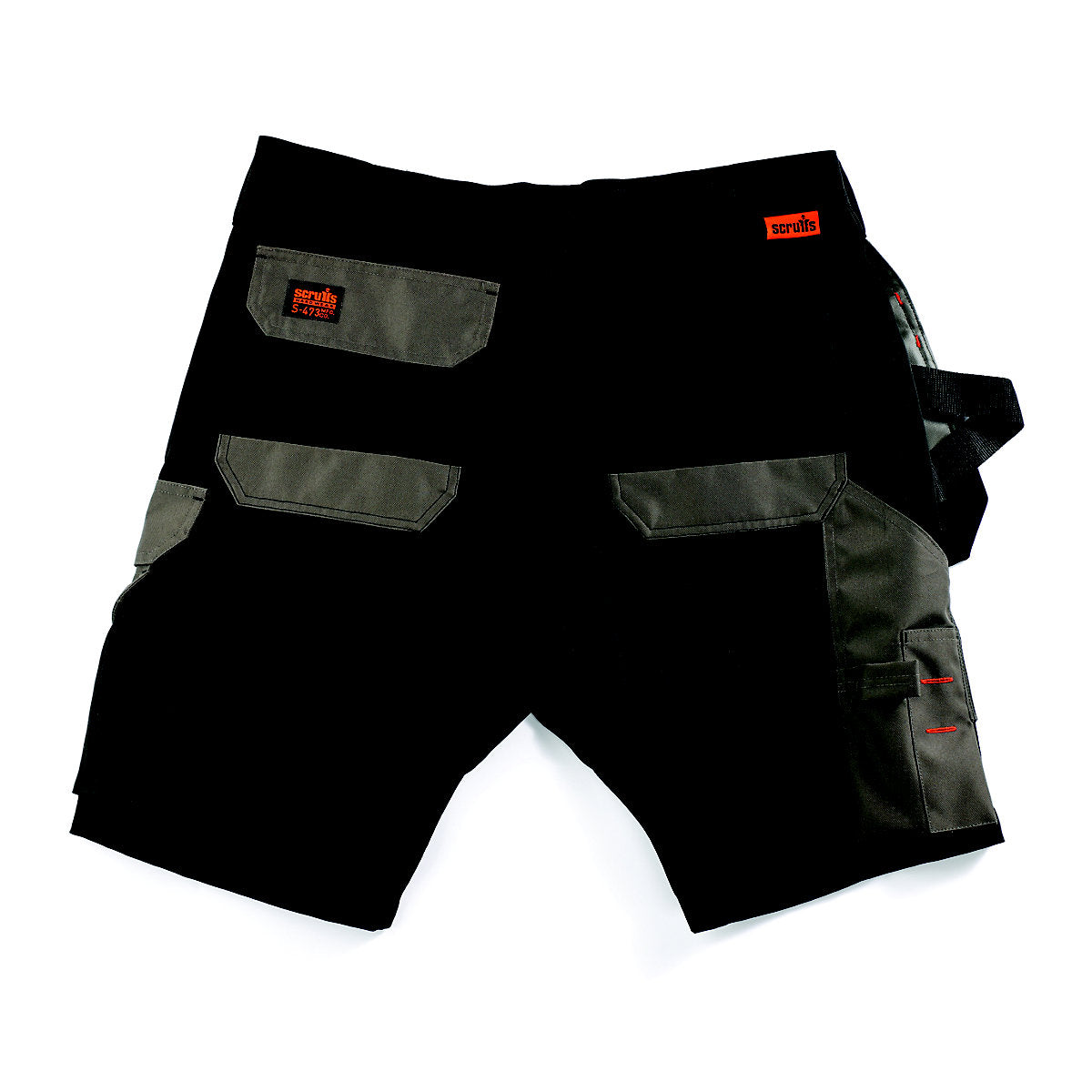 Scruffs Worker plus Black Men's Shorts W32"