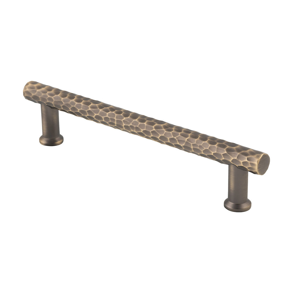 Serozzetta Satin Antique brass effect Straight Pull handle x (D)34mm, Pack of 2