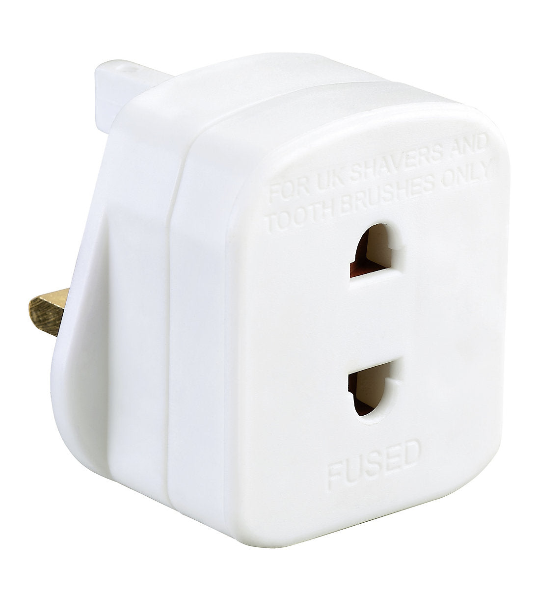 SHAD-BD Raised rounded Shaver socket 240V White