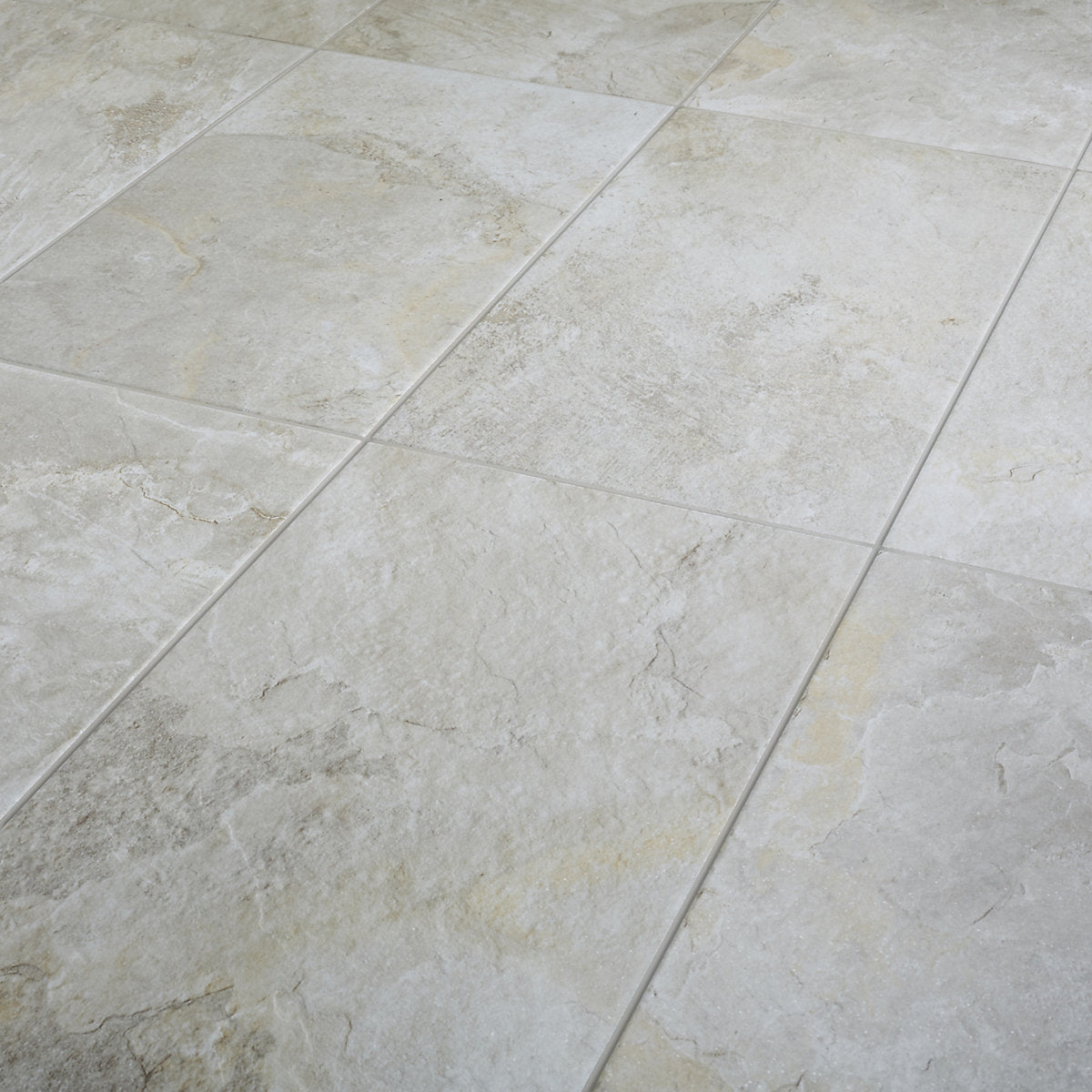 Shaded slate Beige Matt Porcelain Indoor Wall & floor Tile, Pack of 6, (L)300mm (W)600mm