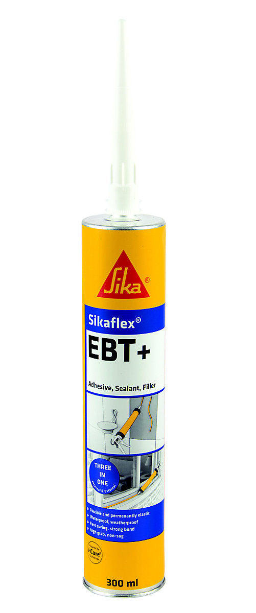 Sika Flex EBT+ Black General-purpose Adhesive, sealant & filler, 300ml