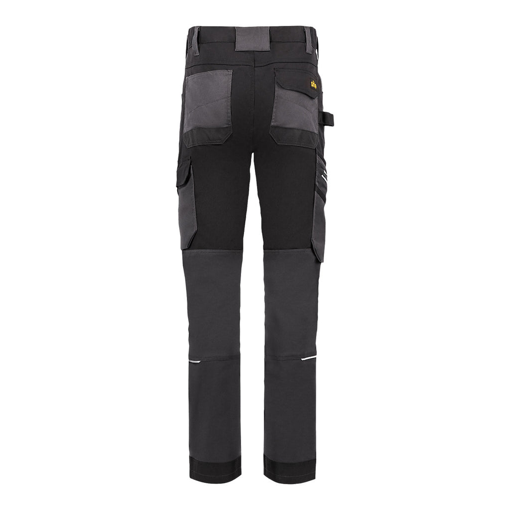 Site Evenson Grey & black Men's Multi-pocket trousers, W33" L32"