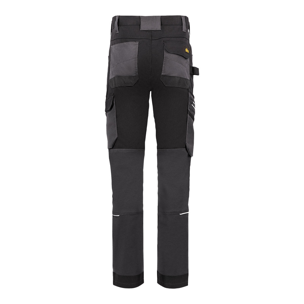 Site Evenson Grey & black Men's Multi-pocket trousers, W39" L32"