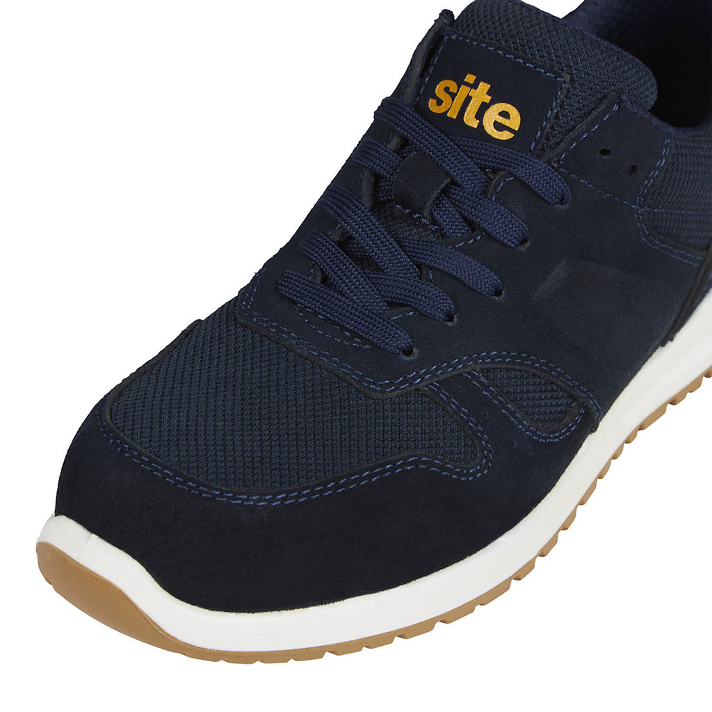 Site Lillak Navy Safety trainers, Size 9
