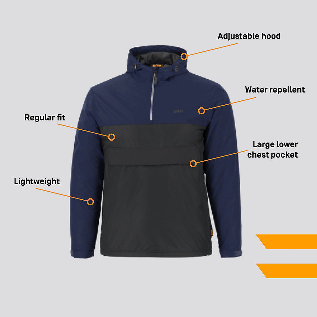 Site Medhurst Navy blue & black Men's Jacket, Medium