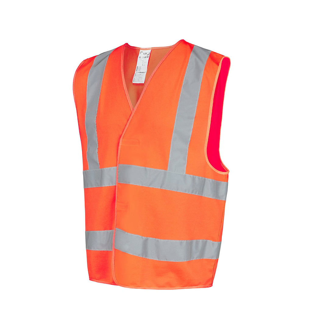 Site Rushton Orange Hi-vis waistcoat, Small/Medium