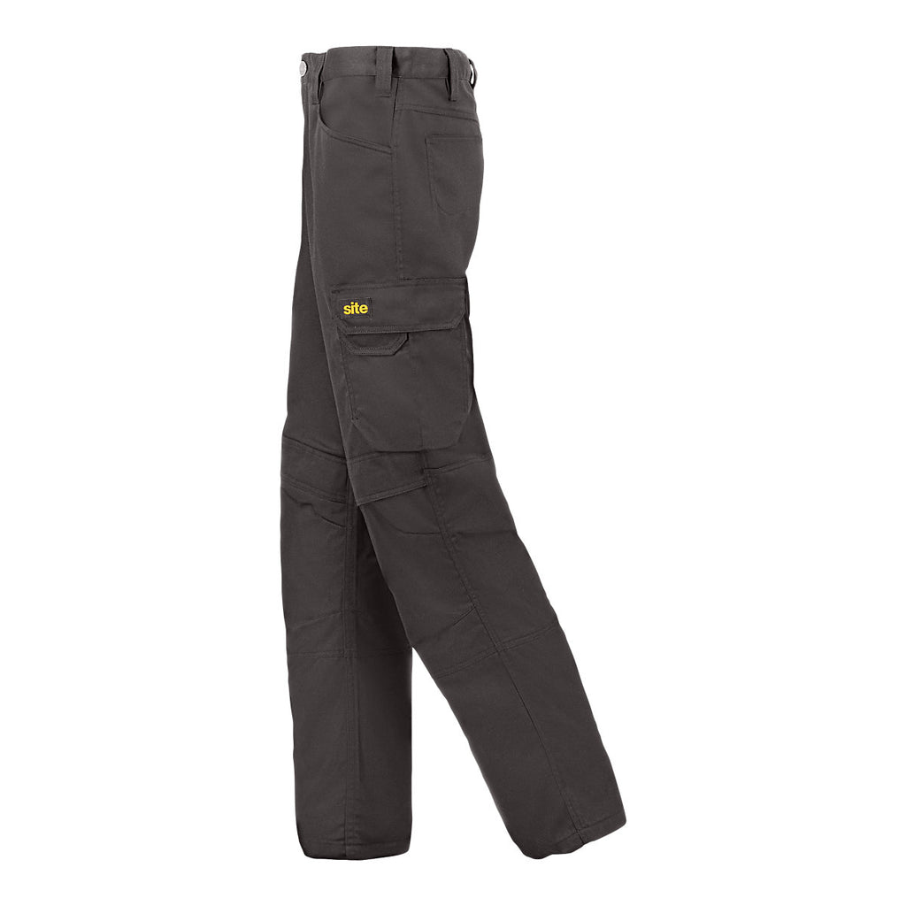 Site Sember Black Men's Multi-pocket trousers, W34" L32" (L/XL)