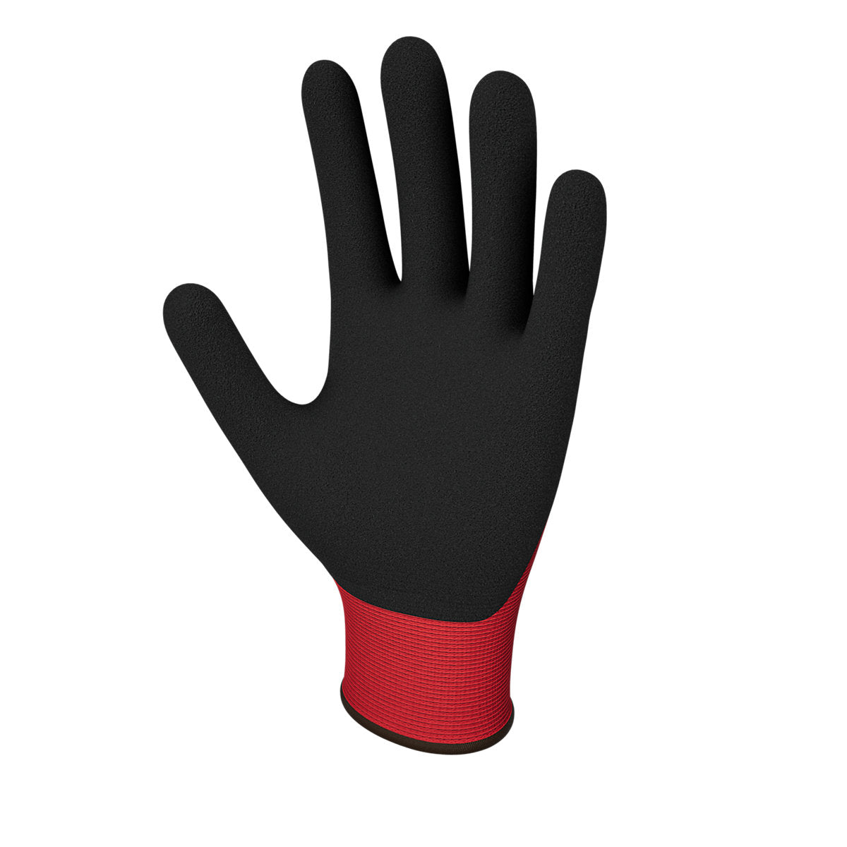 Site Synthetic Red & black General handling gloves, Large