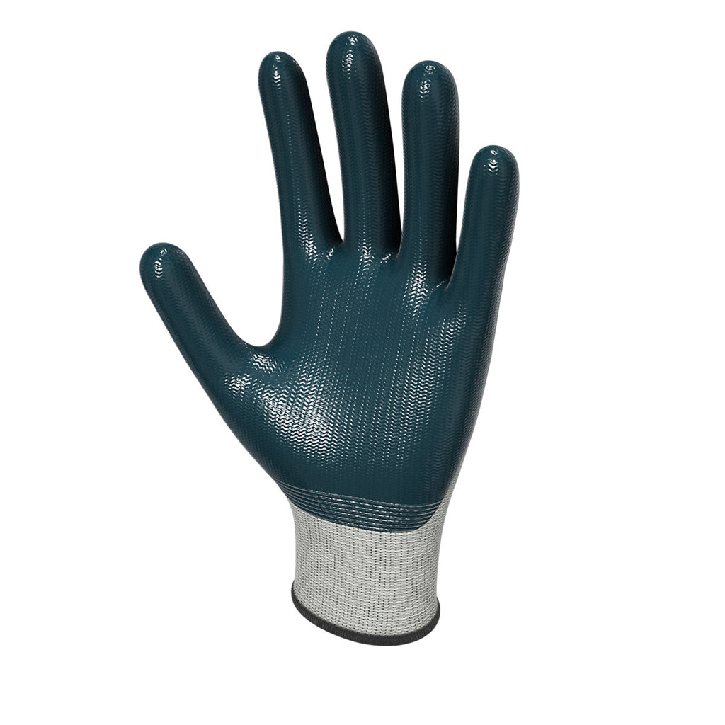 Site Synthetic White & blue General handling gloves, Large