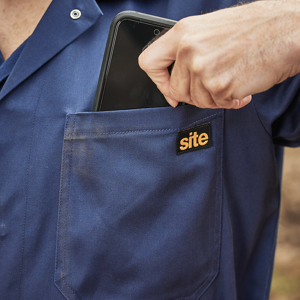 Site Teape Navy Coverall Medium