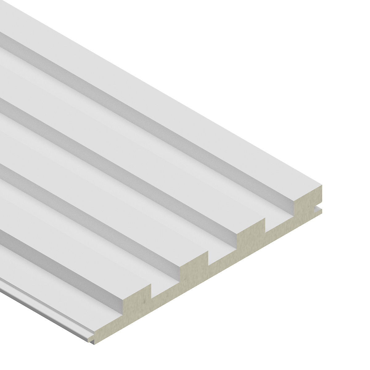 Slatt Cladding Pre-cut panel (L)1200mm (W)170mm (T)18mm