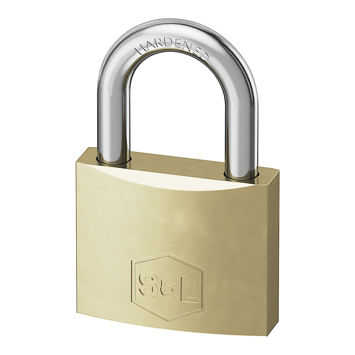 Smith & Locke Brass Closed shackle Padlock (W)21mm, Pack of 2